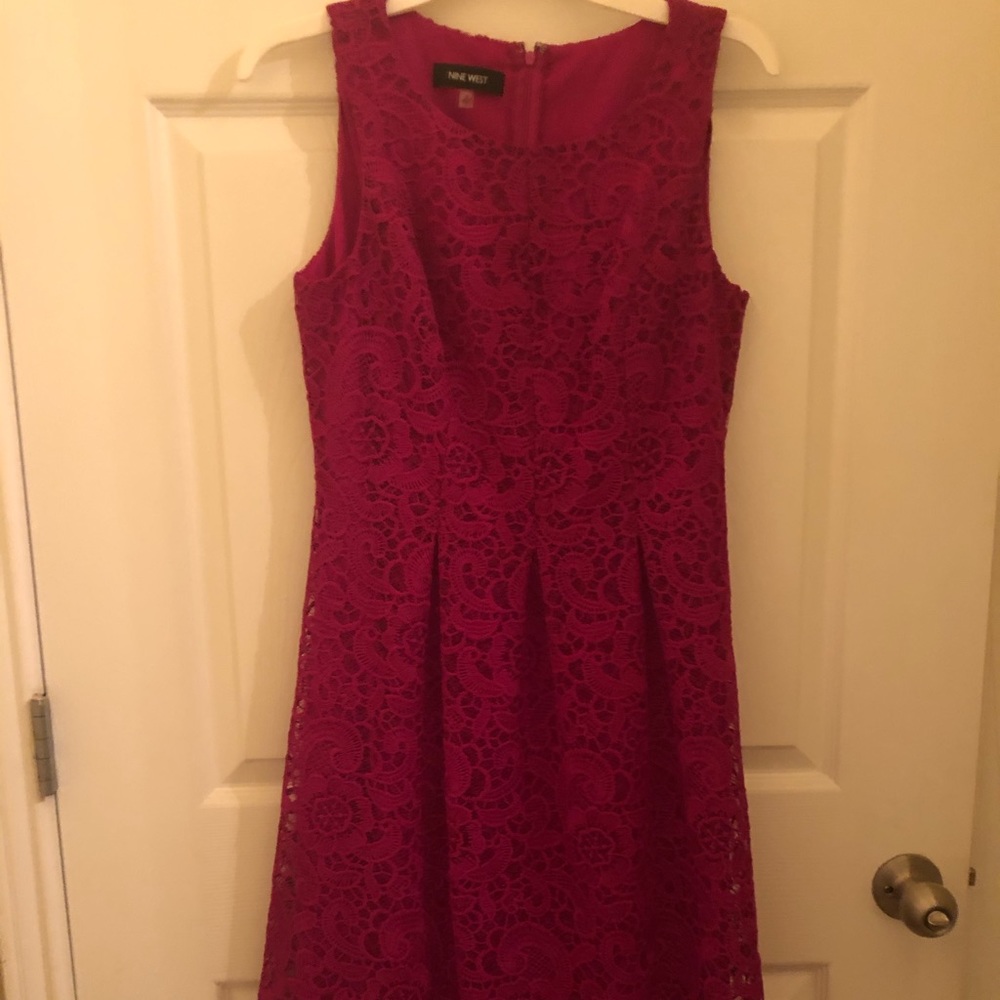 Nine West Floral Lace Dress